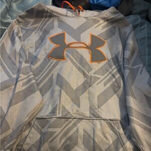 Under Armour Orange and Gray XXL Hoodie